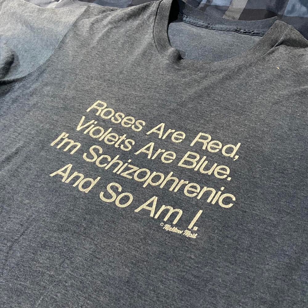 No size tag vintage single stitch 1980s Funny Parody tee